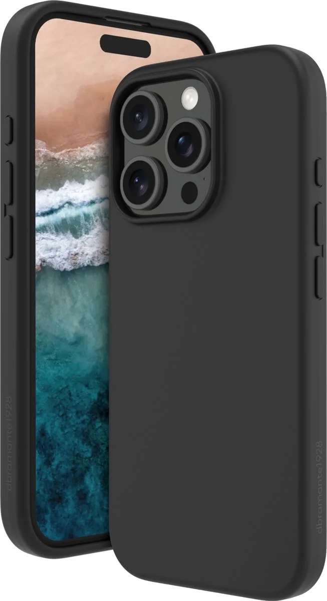 Monaco Mag geschikt voor iPhone 16 Pro Max Hoesje von dbramante1928 in Night black – Produktfoto