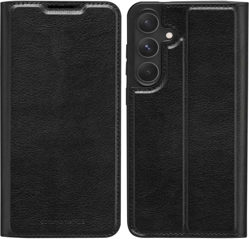 Oslo Bookcase geschikt voor Samsung Galaxy S24 by dbramante1928 in Black – product photo