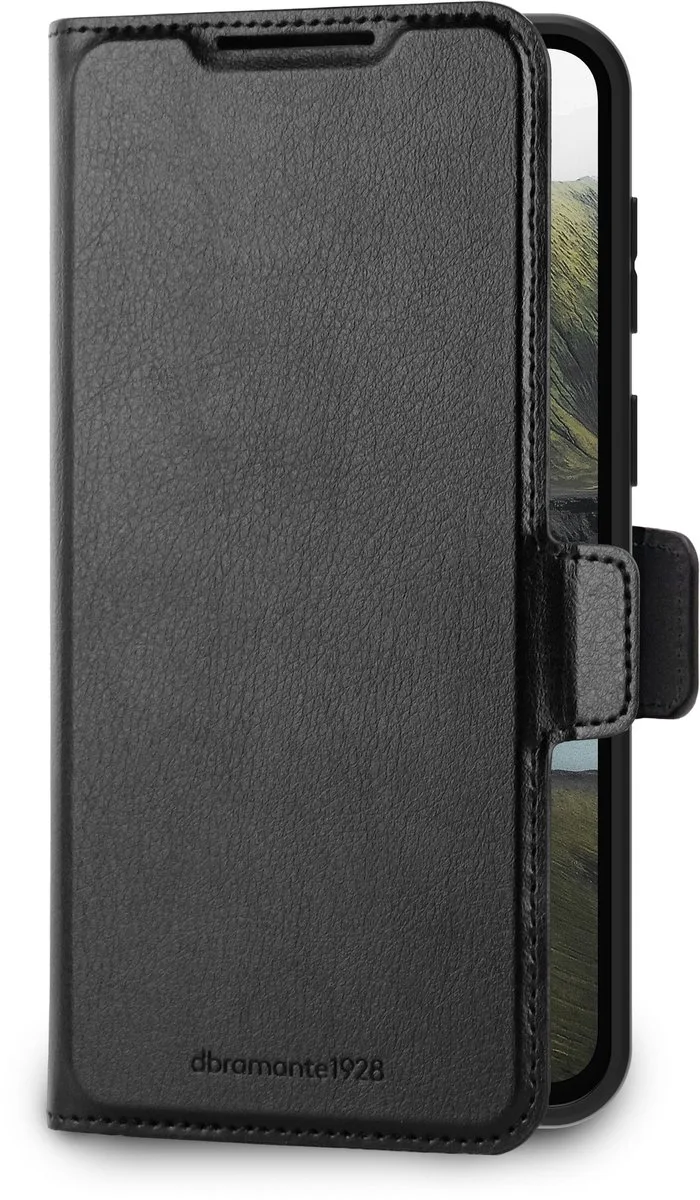 Oslo Pro Bookcase geschikt voor Samsung Galaxy A37 (5G) - Black fra dbramante1928 i Sort – produktbillede