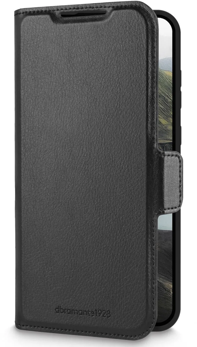 Oslo Pro Bookcase geschikt voor Samsung Galaxy S25 de dbramante1928 en Noir – photo produit