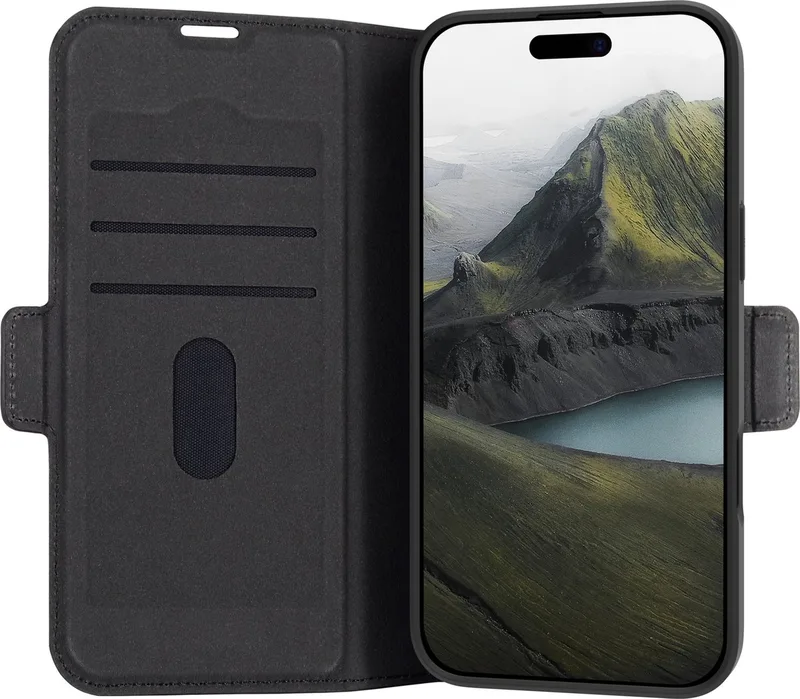 Oslo Pro geschikt voor iPhone 16 Plus Hoesje fra dbramante1928 i Sort – produktbillede