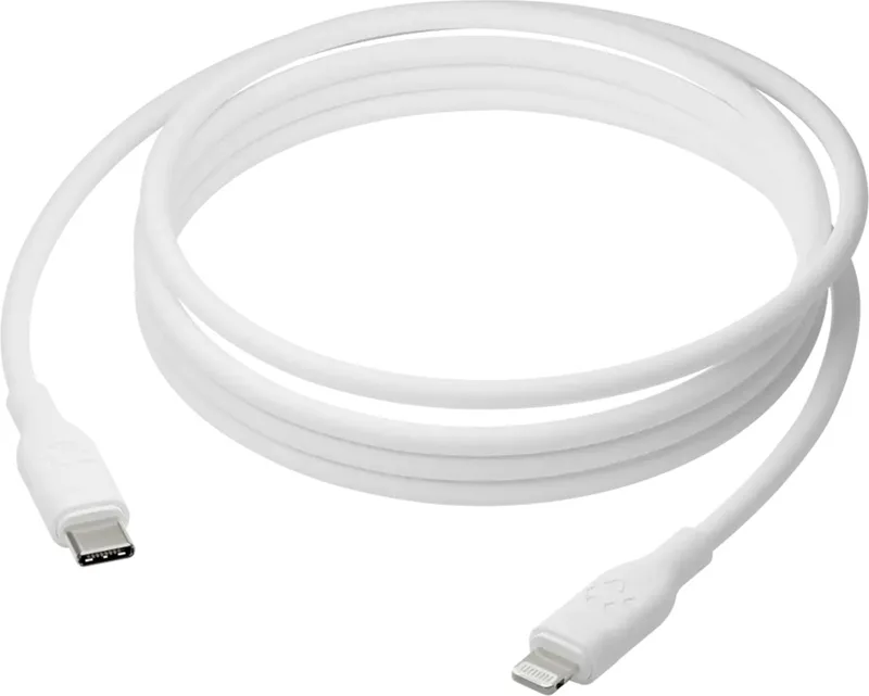 re-charge - Oplaadkabel - USB-C naar geschikt voor Lightning - 2 meter by dbramante1928 in White – product photo