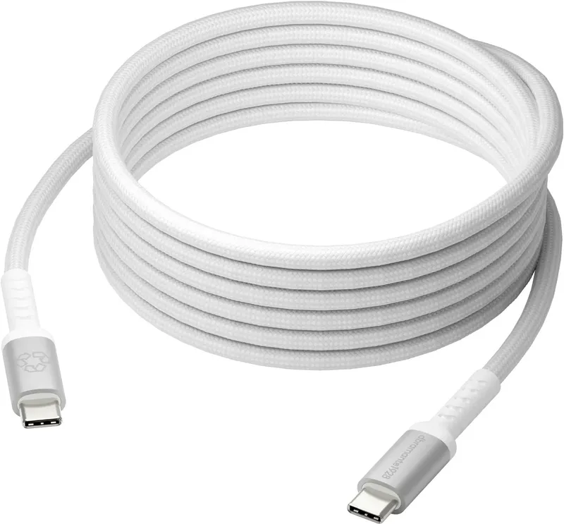 Re-charge USB-C naar USB-C Oplaadkabel 100W - 3 meter van dbramante1928 in Wit – productfoto