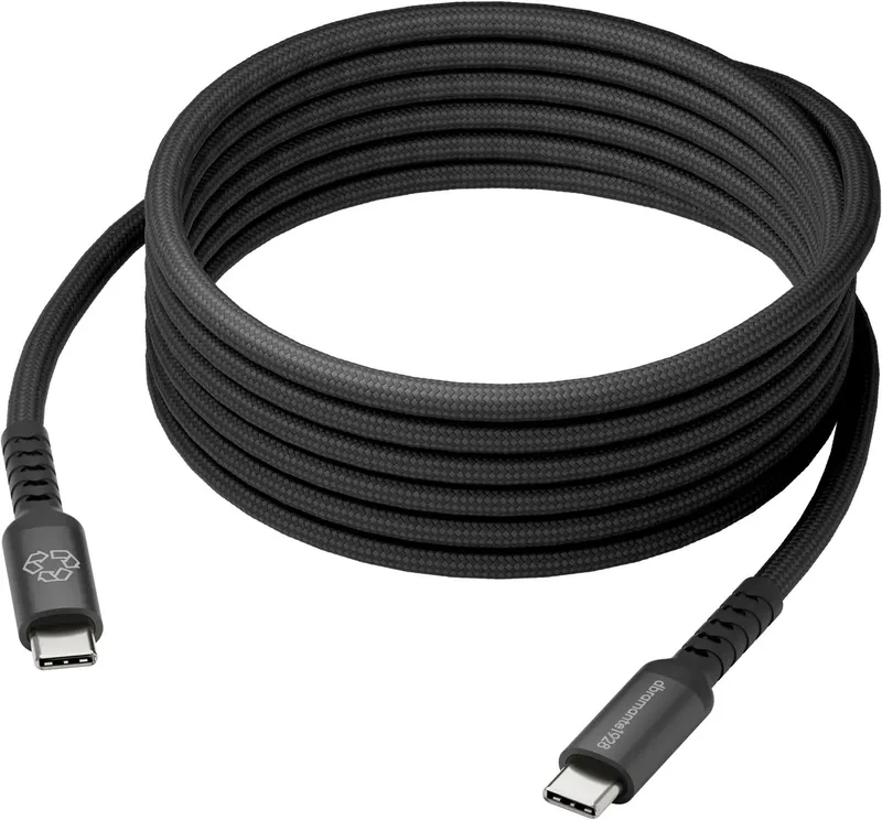 Re-charge USB-C naar USB-C Oplaadkabel 100W - 3 meter by dbramante1928 in Black – product photo