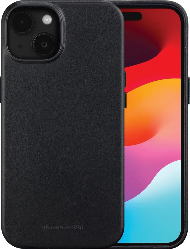 Roskilde geschikt voor iPhone 15 Plus Mag Hoesje van dbramante1928 in Zwart – productfoto