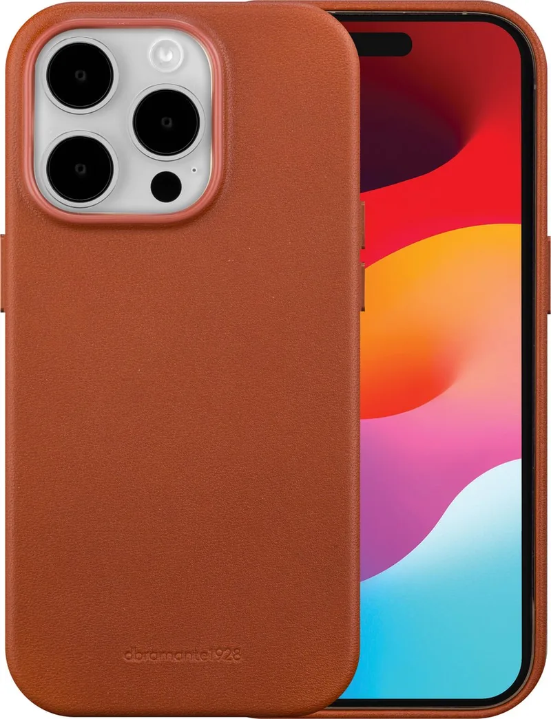 Roskilde geschikt voor iPhone 15 Pro Mag Hoesje by dbramante1928 in Brown – product photo