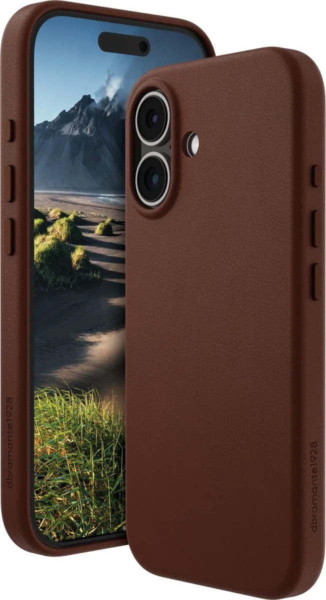 Roskilde Mag geschikt voor iPhone 16 Plus Hoesje - bruin | bruin de dbramante1928 en Marron – photo produit