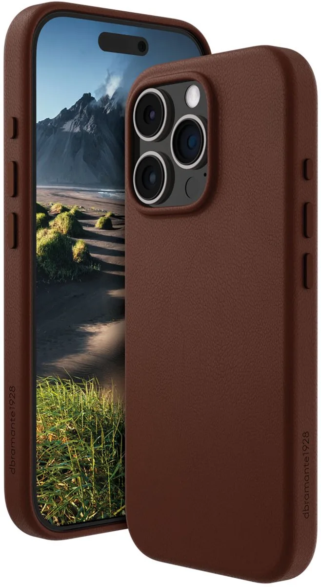 Roskilde Mag geschikt voor iPhone 16 Pro Hoesje - bruin | bruin de dbramante1928 en Marron – photo produit