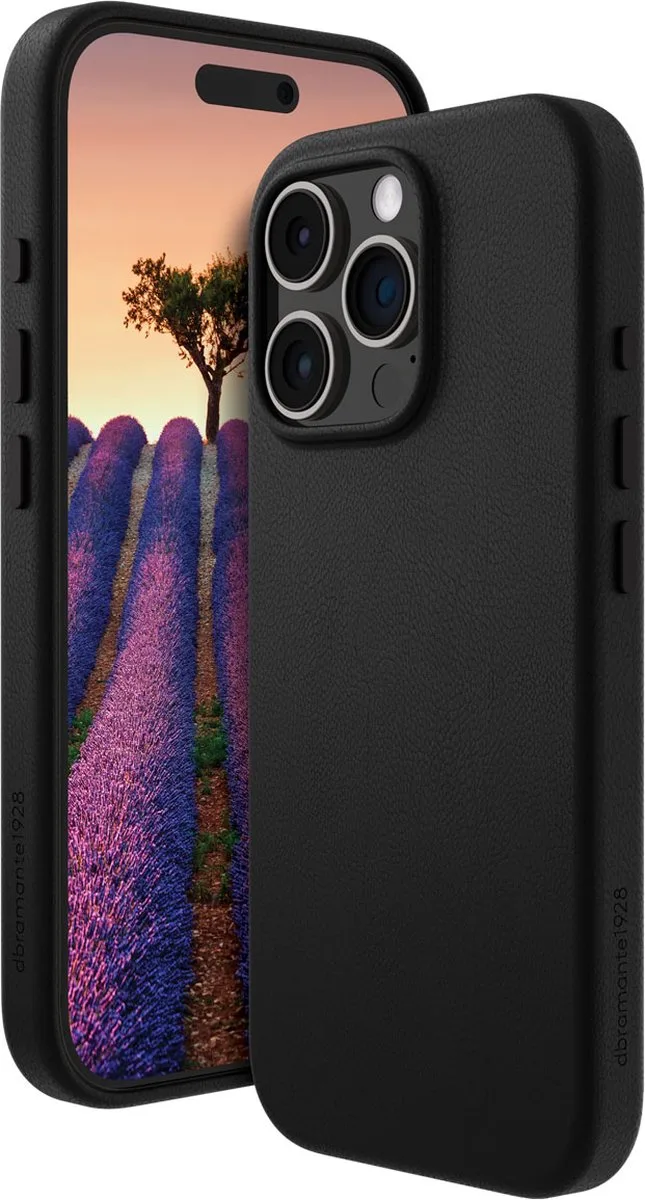Roskilde Mag geschikt voor iPhone 16 Pro Hoesje van dbramante1928 in Zwart – productfoto