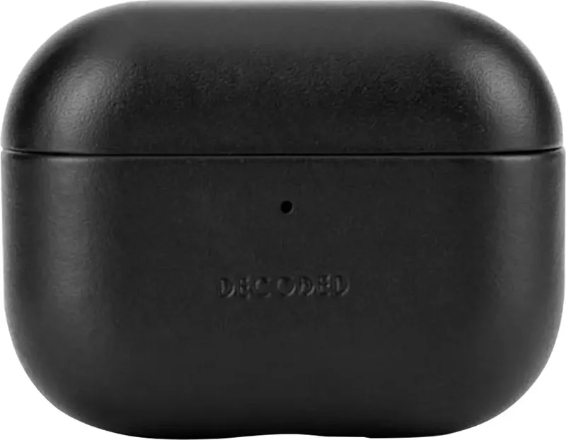 Decoded Leather AirCase Pro for AirPods Schutzhülle für Ladecase Schwarz van Decoded – productfoto