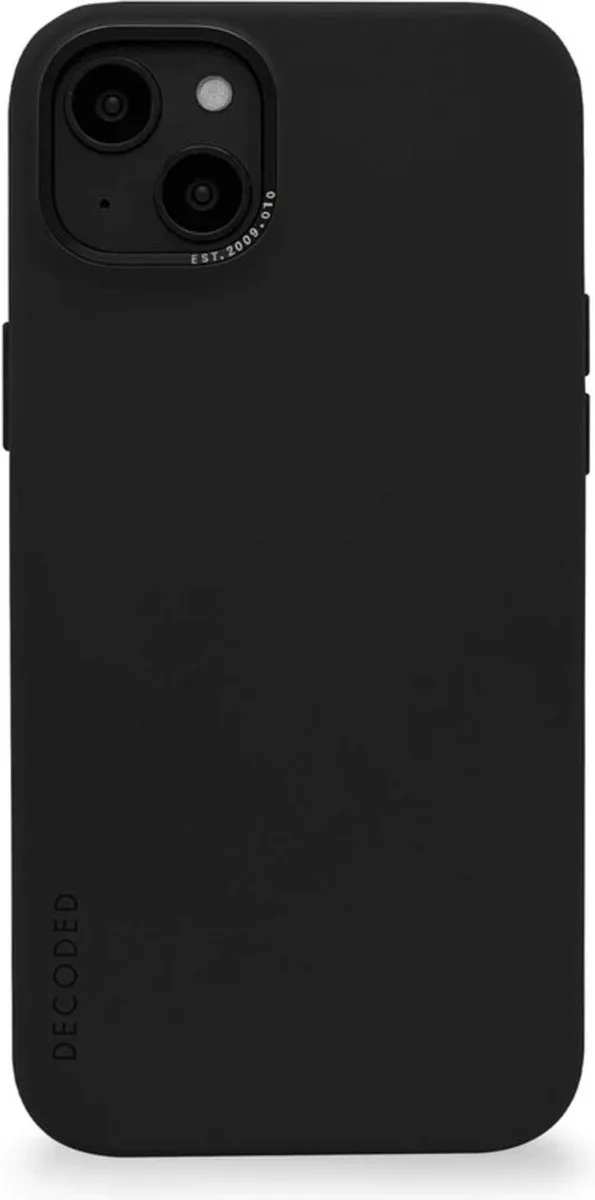 Siliconen Back Cover - iPhone 14 Plus - Anti-Bacterieel Hoesje - Magnetische Technologie van Apple - Zwart