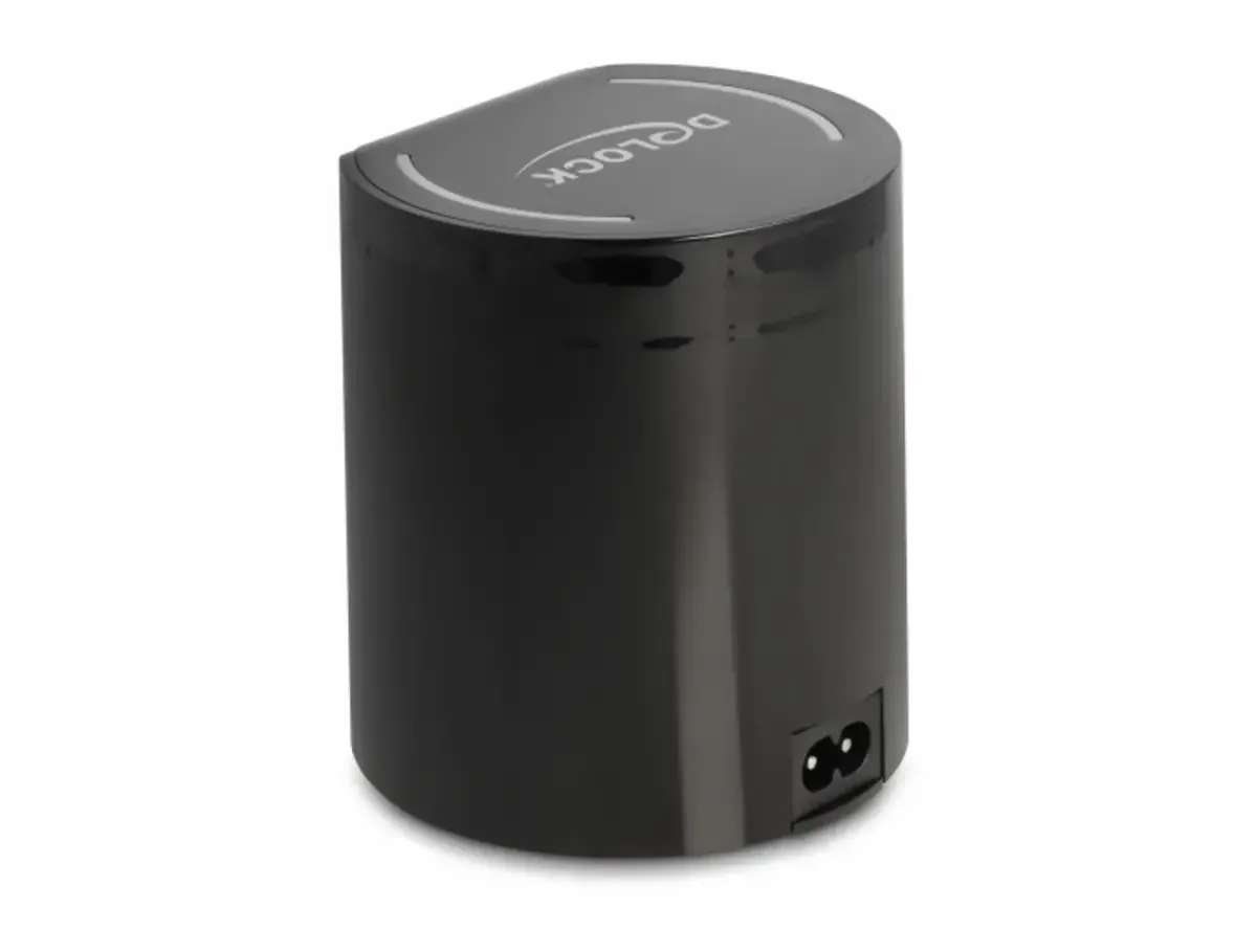 Delock 41441 USB Ladegerät 58 W USB-C®, USB-A Qi Wireless Charging Schwarz Steckdose Wireless Charger, Schnellladegerät fra Delock – produktbillede
