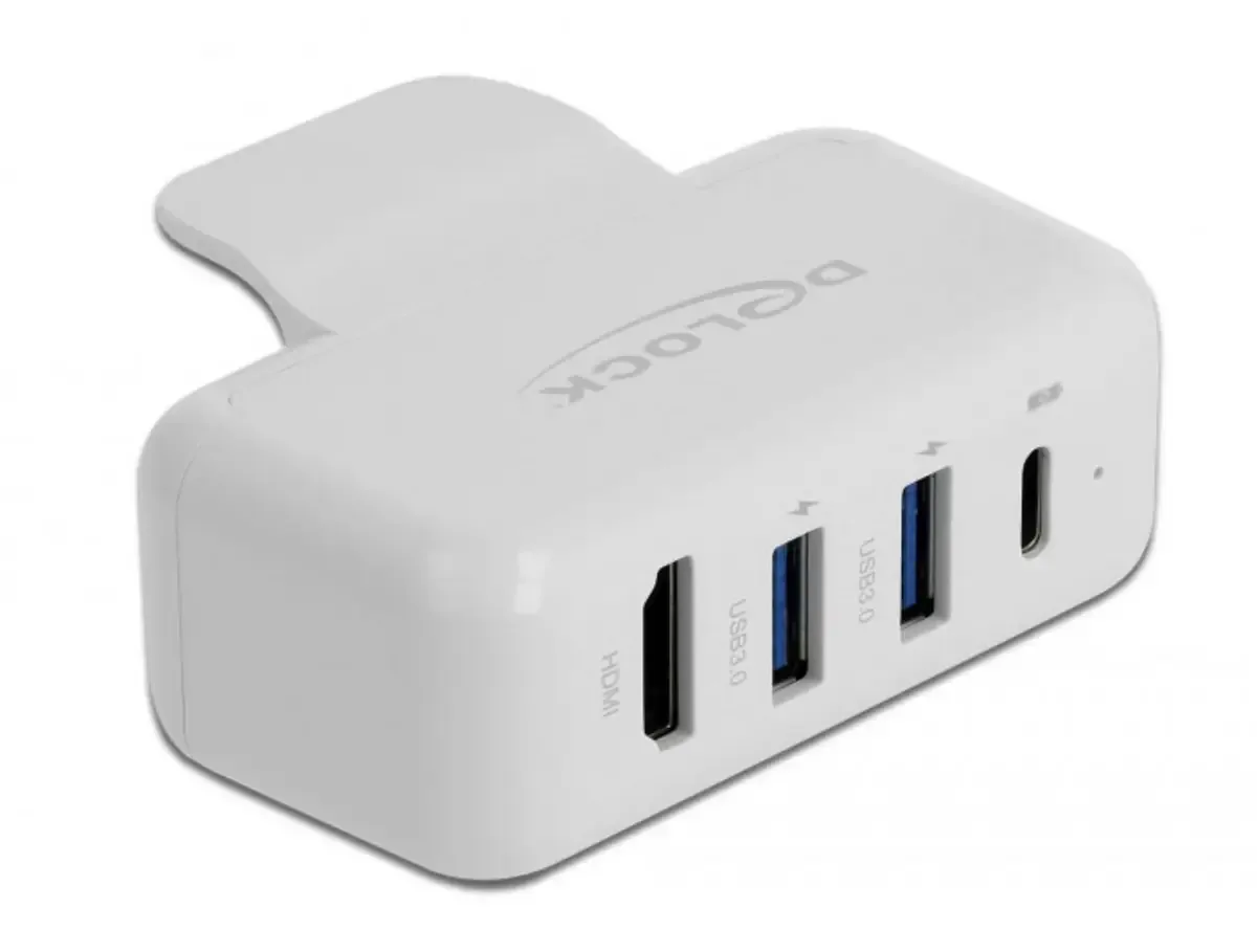 Delock 64080 USB Ladegerät 74 W USB-C® Buchse (Power Delivery), USB-A Buchse USB PD Weiß Steckdose USB Power Delivery (USB-PD), Überstromschutz fra Delock – produktbillede
