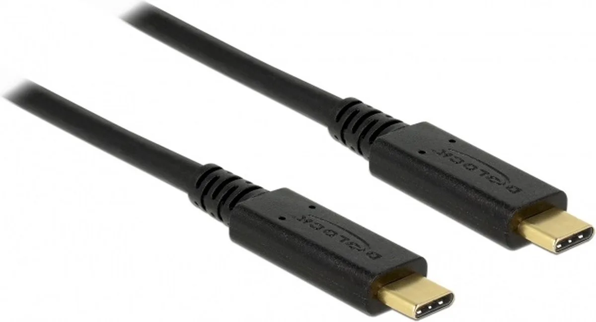 Delock 83661 Usb-c-kabel från Delock i Svart – produktbild