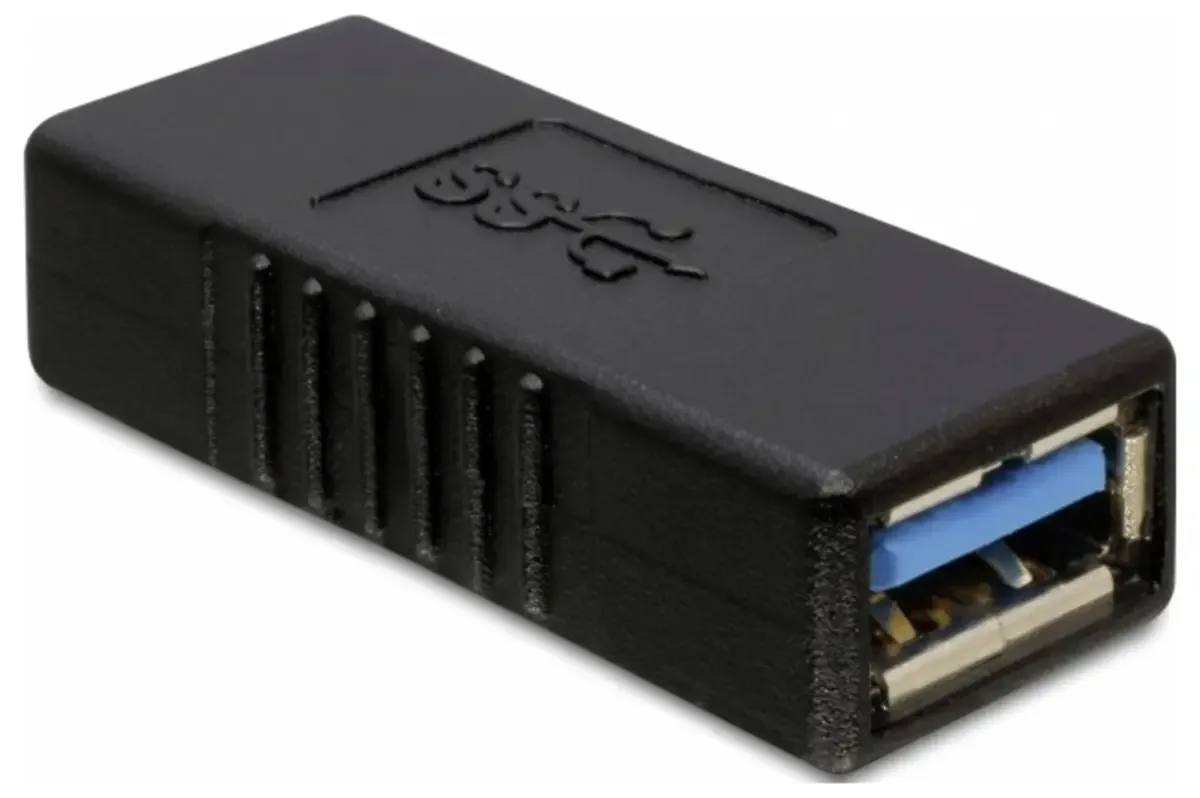 USB Adapter [1x USB-A-hunstik - 1x USB-A-hunstik] 65175 0 mm fra Delock – produktbillede