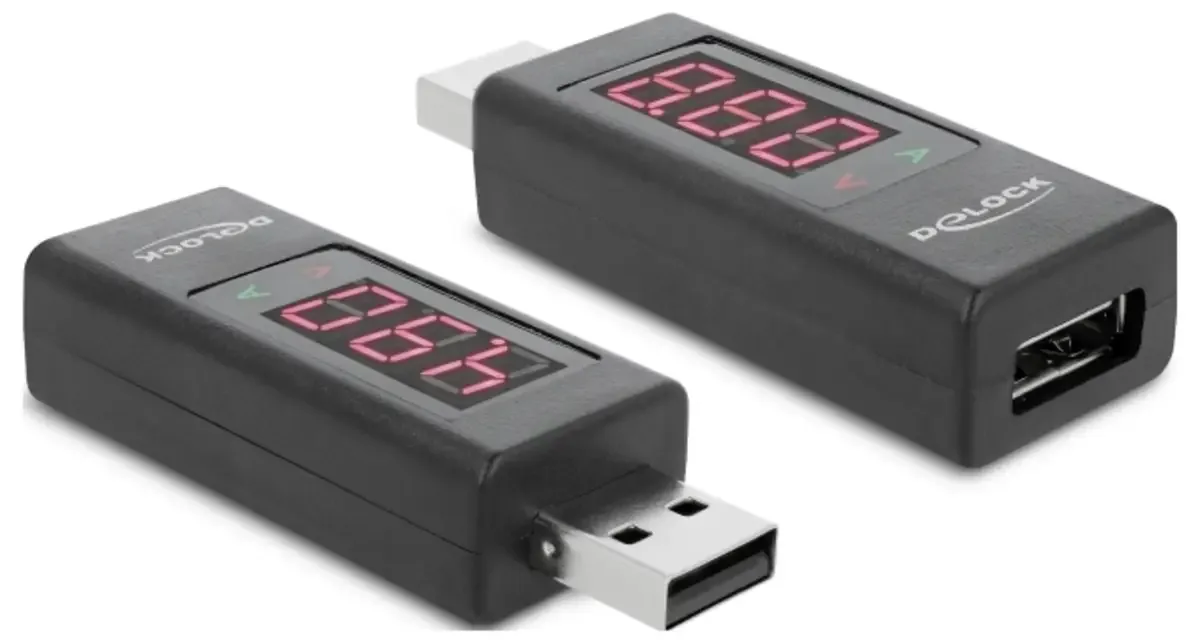 USB Adapter [1x USB-A Stecker - 1x USB-A Buchse] 65569 0 cm fra Delock – produktbillede