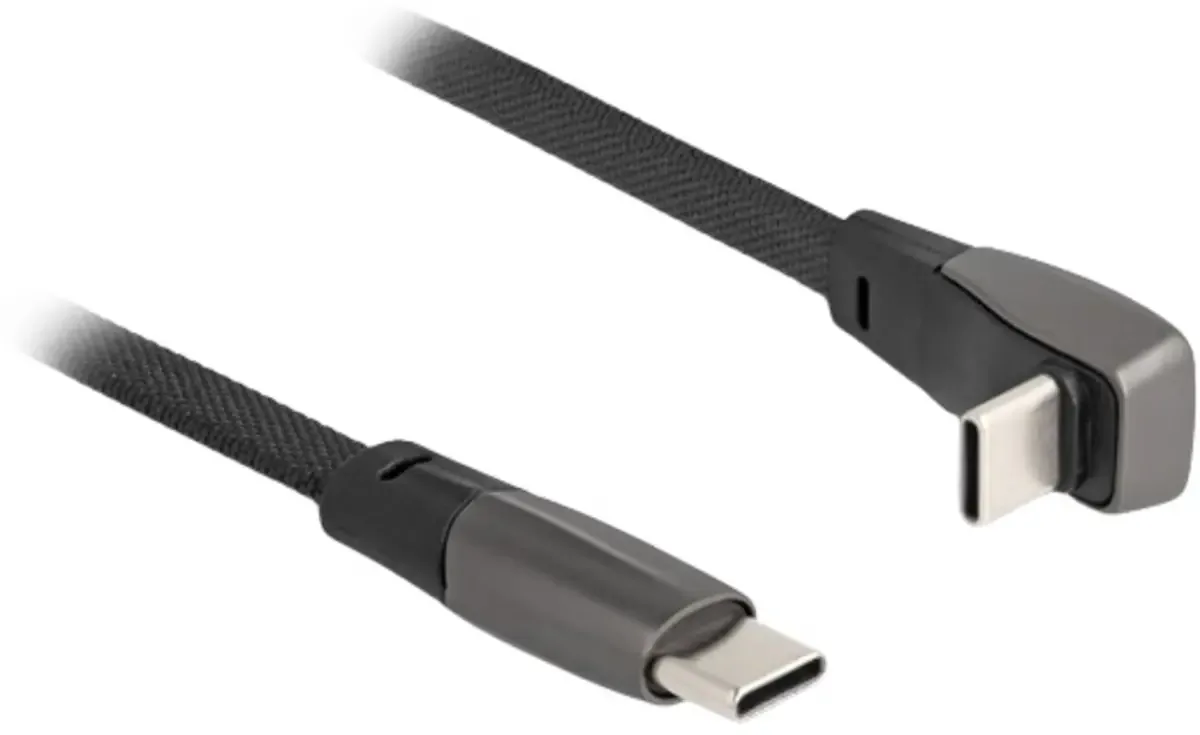 USB-C kabel USB 2.0 USB-C® stik, USB-C® stik 0.14 m 80750 fra Delock i Sort – produktbillede