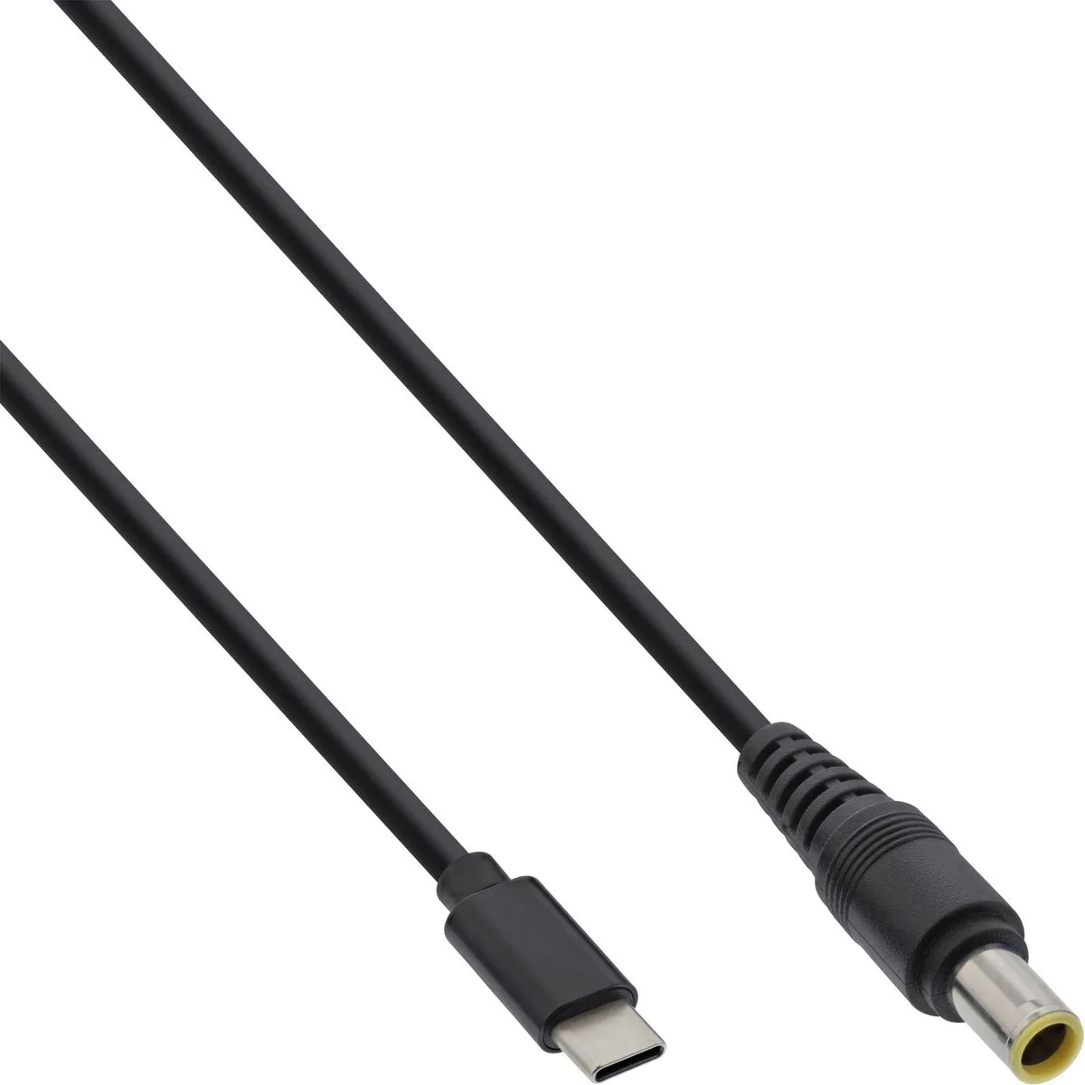 USB-C naar IBM en Lenovo notebook laadkabel | 7,9 x 5,5mm (met pin) | 1,5 meter fra Delock i Sort – produktbillede