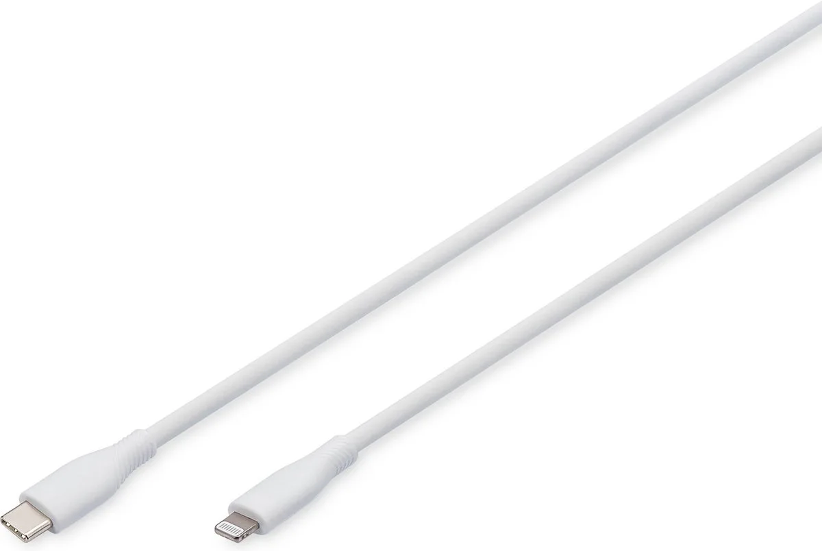 AK-600110-005-W Lightning-kabel 0,5 m Wit von Digitus in Weiß – Produktfoto