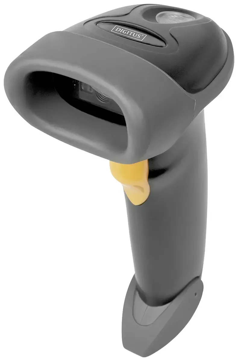 Barcode-Scanner 2D-barcodescanner Kabel 1D, 2D LED Handmatig incl. standaard USB-A, USB-C 2.0 fra Digitus i Sort – produktbillede