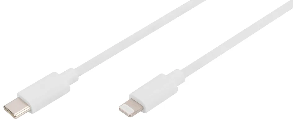 Daten- & Ladekabel, Apple Lightning - USB-C, 1,0 m fra Digitus – produktbillede