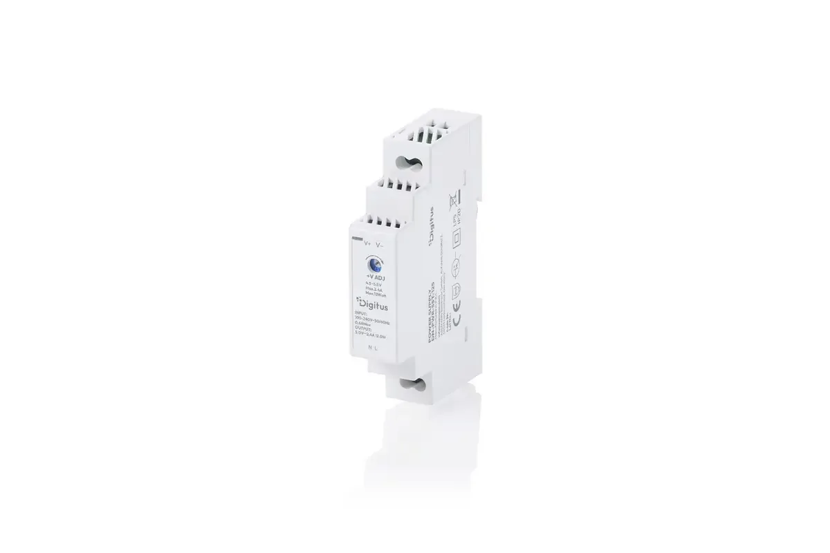 DN-PWR-SST-125 Hutschienen-Netzteil (DIN-Rail) 5 V/DC 2.4 A 12 W Inhalt 1 St. från Digitus – produktbild