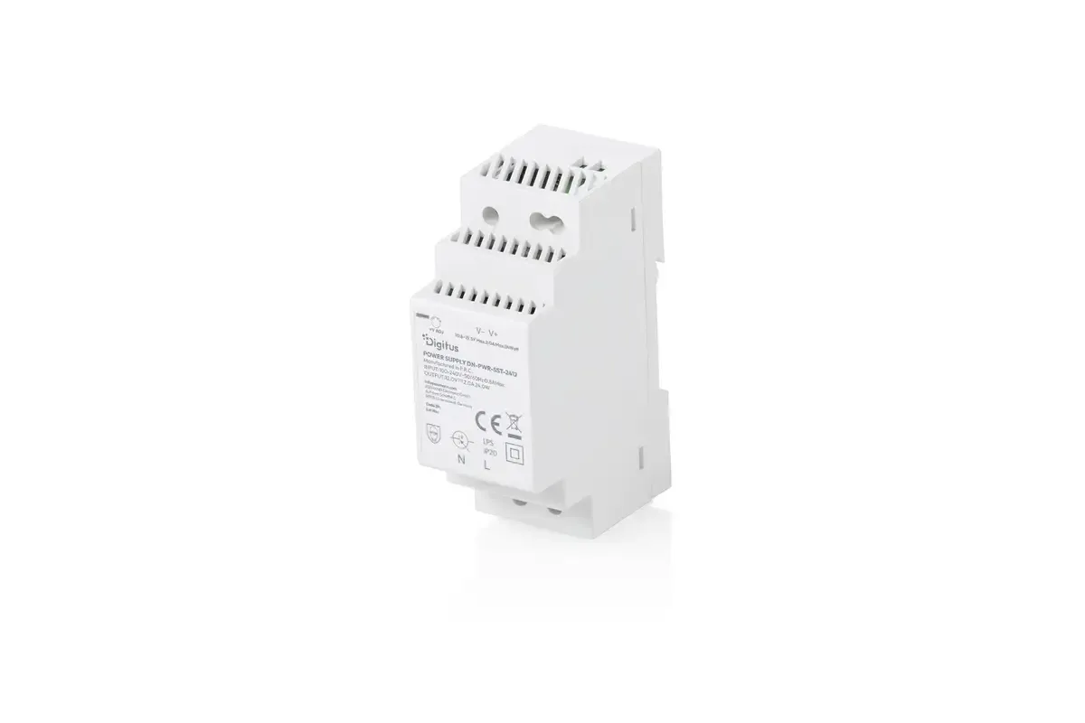 DN-PWR-SST-2412 Hutschienen-Netzteil (DIN-Rail) 12 V/DC 2 A 24 W Anzahl Ausgänge:1 x Inhalt 1 St. från Digitus – produktbild