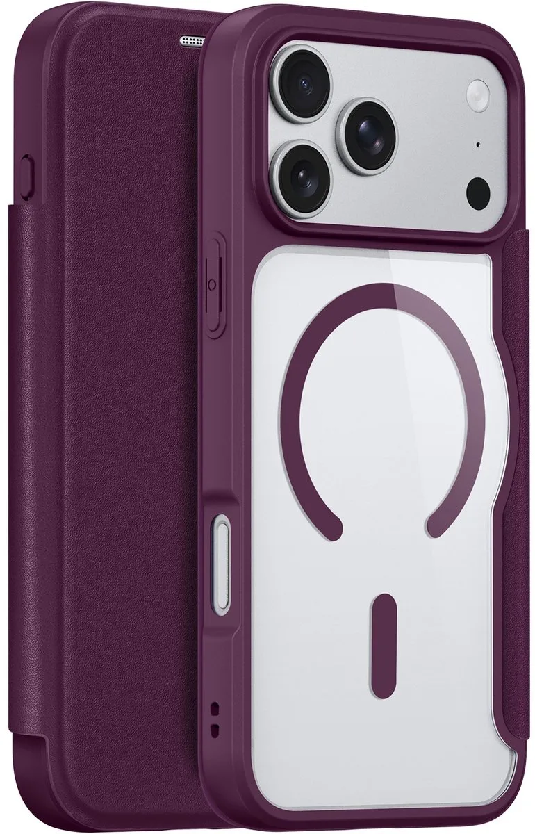 Hoesje - Geschikt voor iPhone 18 Pro Hoesje van Dux Ducis in Aubergine – productfoto