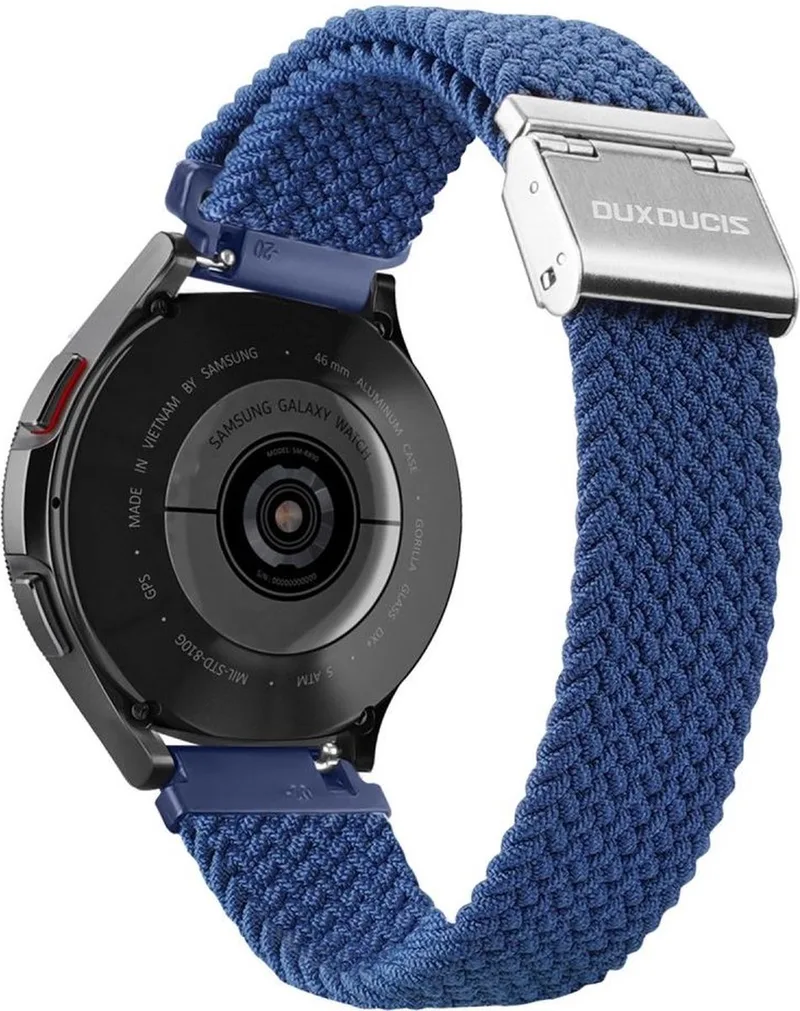 Horloge Bandje / Smartwatch Bandje 20MM van Dux Ducis in Blauw – productfoto