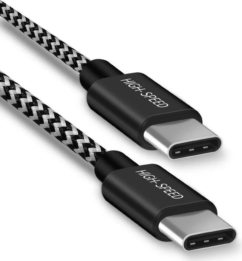 K-One Fast Charging 2.1A Lange USB-C Oplaad Kabel 3 Meter från Dux Ducis i Svart – produktbild