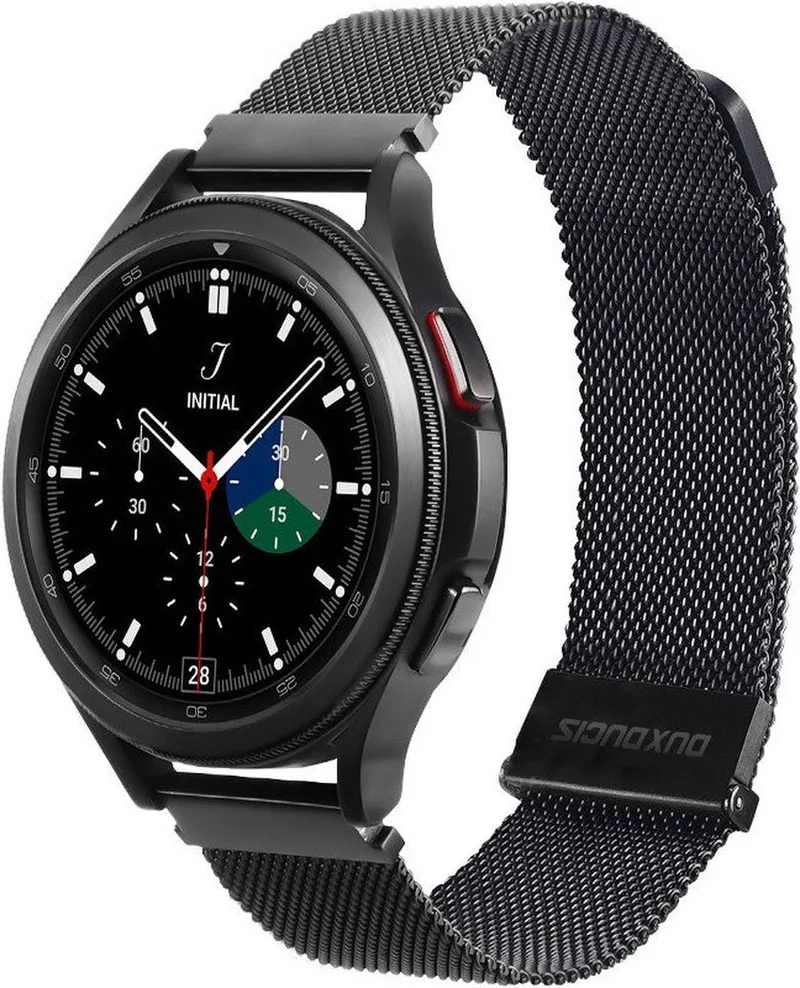 Milanese Staal Universeel Smartwatch Bandje 22MM by Dux Ducis in Black – product photo