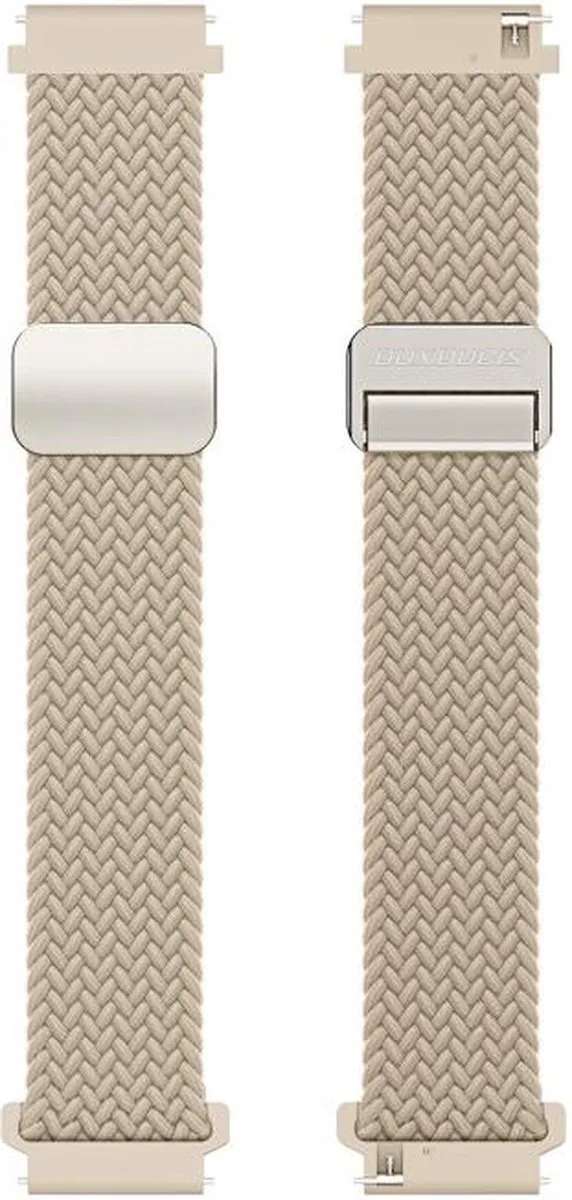 Mixture Pro Strap Universeel Smartwatch Bandje 22 MM Beige von Dux Ducis in Braun – Produktfoto