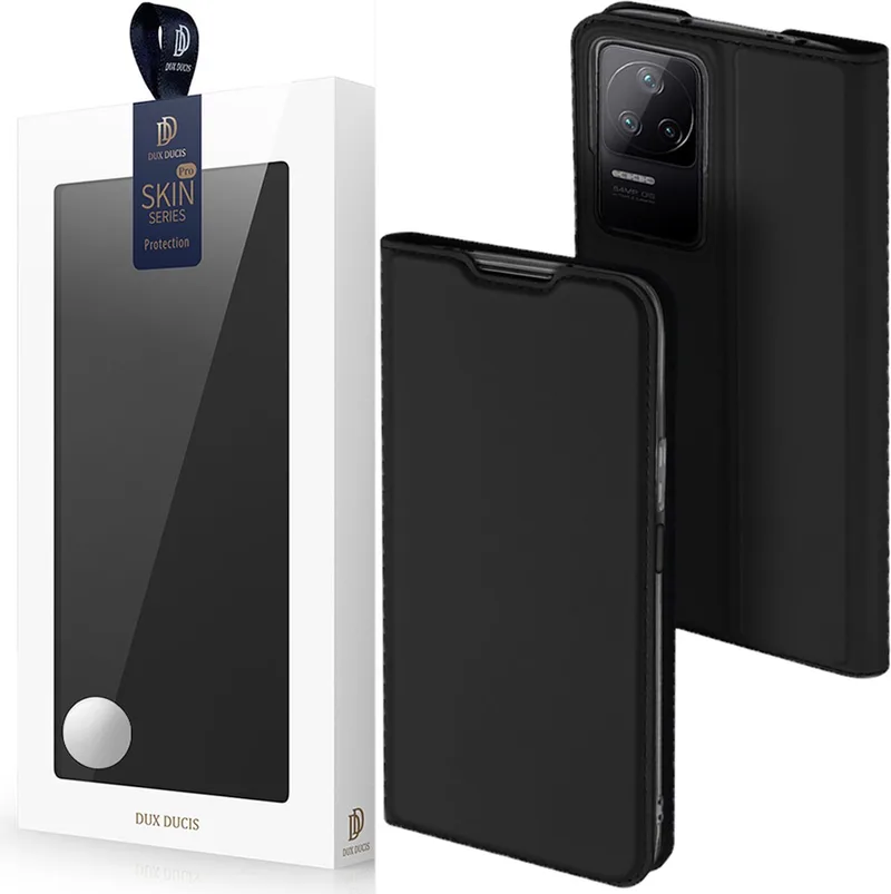 Skin Pro holster case cover met klep Xiaomi Poco F4 5G by Dux Ducis in Black – product photo