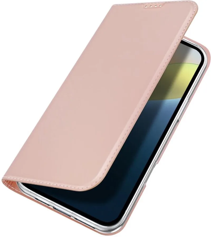Skin Pro Series Hoesje Geschikt voor Apple iPhone 16 Plus | Book Case met Pasjeshouder | Portemonnee | Standaard de Dux Ducis en Rose – photo produit