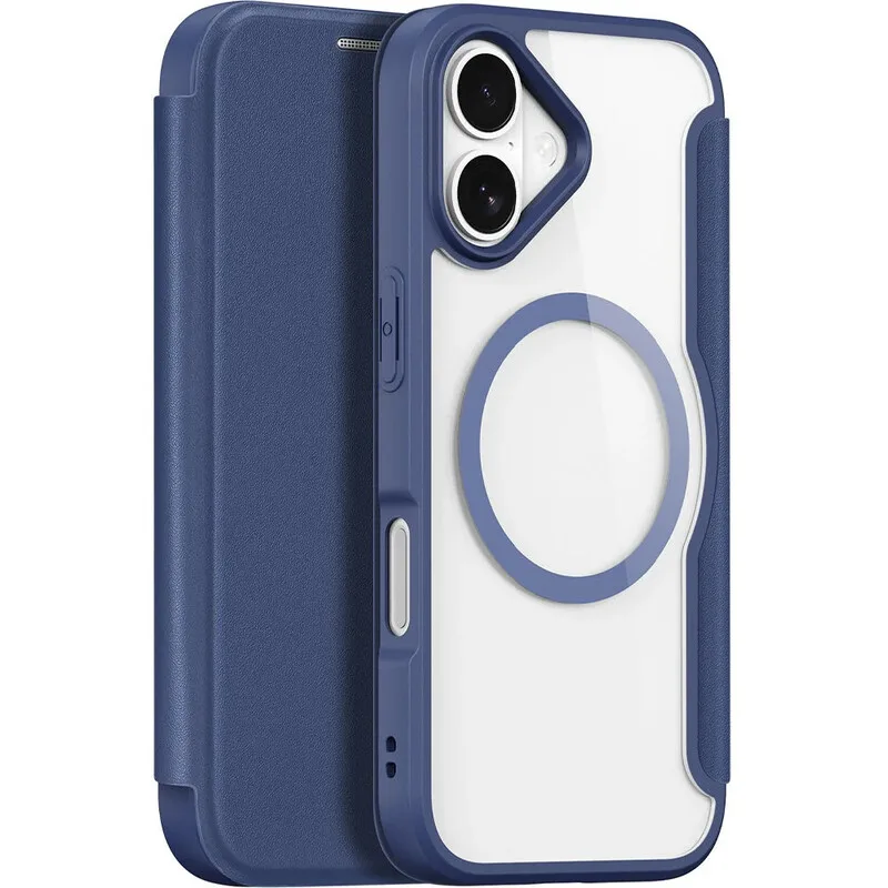 Skin X Pro iPhone 17 Hülle mit Geldbörse, MagSafe Kompatibel - Blau de Dux Ducis – photo produit