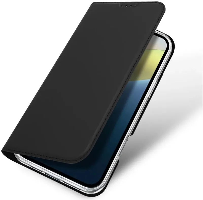 Telefoon Hoesje geschikt voor de Apple iPhone 16 Plus - Skin Pro Book Case de Dux Ducis en Noir – photo produit