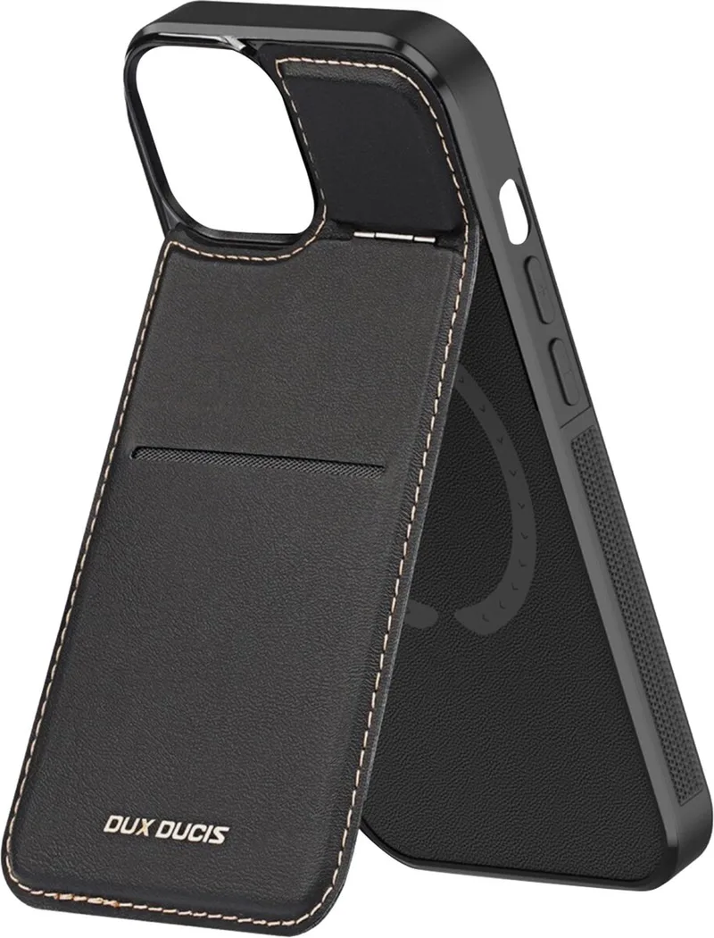 Telefoon Hoesje geschikt voor de iPhone 15 Plus - Geschikt voor Magsafe - Back Cover - Rafi Series by Dux Ducis in Black – product photo
