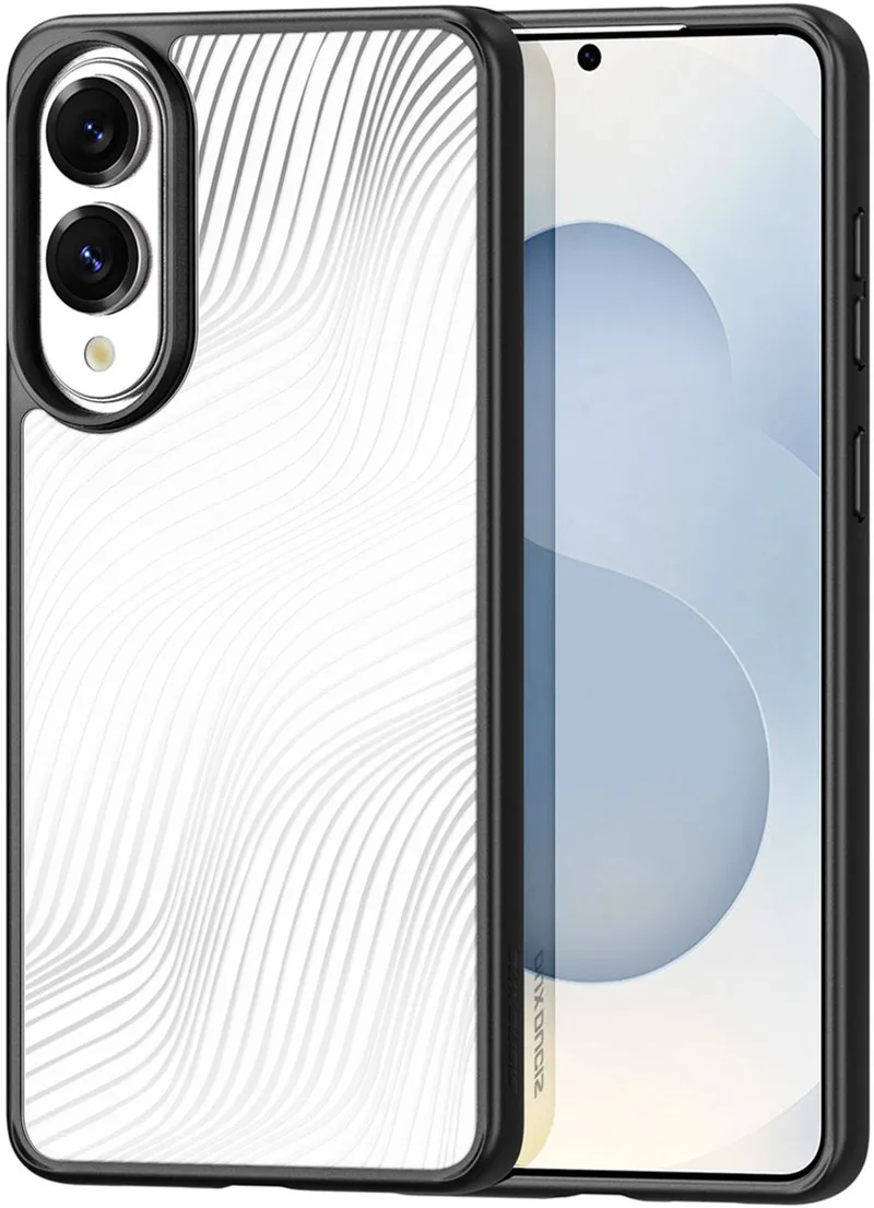 Telefoon hoesje geschikt voor de Samsung Galaxy S25 Edge - Back Cover - Aimo Series by Dux Ducis in Black – product photo