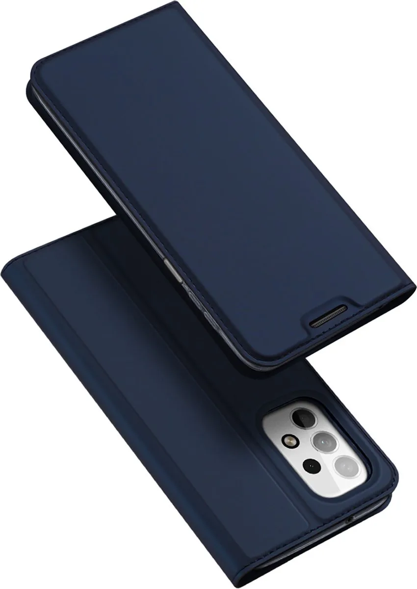 Telefoonhoesje geschikt voor Samsung Galaxy A23 - Skin Pro Book Case de Dux Ducis en Bleu – photo produit