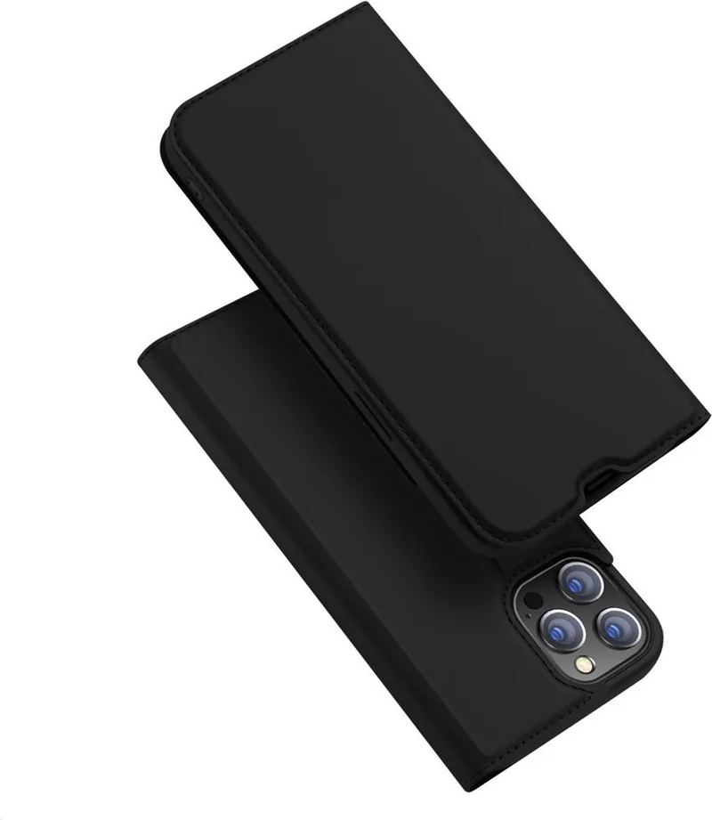 Wallet Case Slimline hoesje voor iPhone 13 Pro fra Dux Ducis i Sort – produktbillede