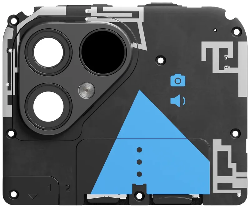 FP5 Topunit Top-unit Geschikt voor model: Fairphone 5 1 stuk(s) by Fairphone in Black – product photo