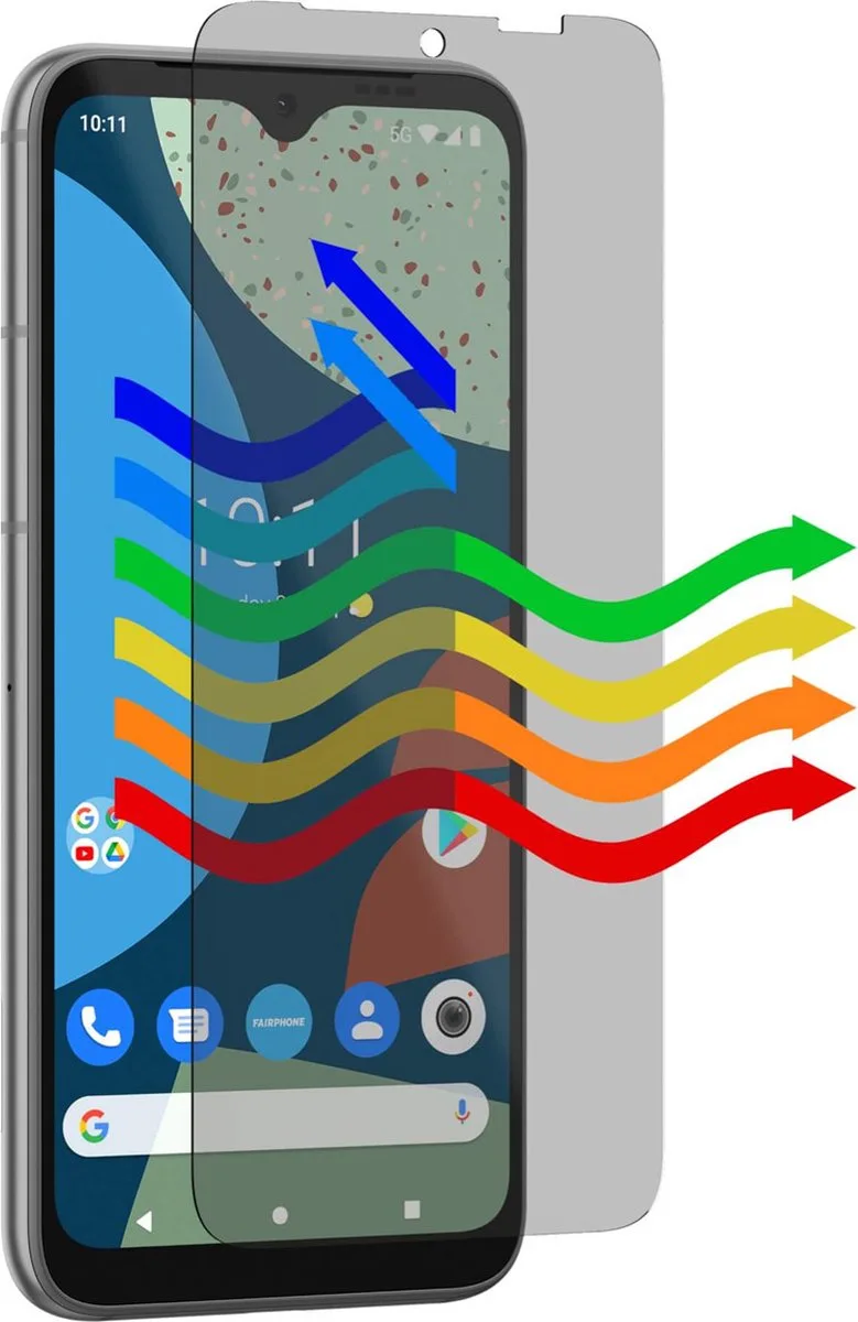 Originele FairPhone 5 Screen Protector BlueLight Filter Tempered Glass van Fairphone – productfoto