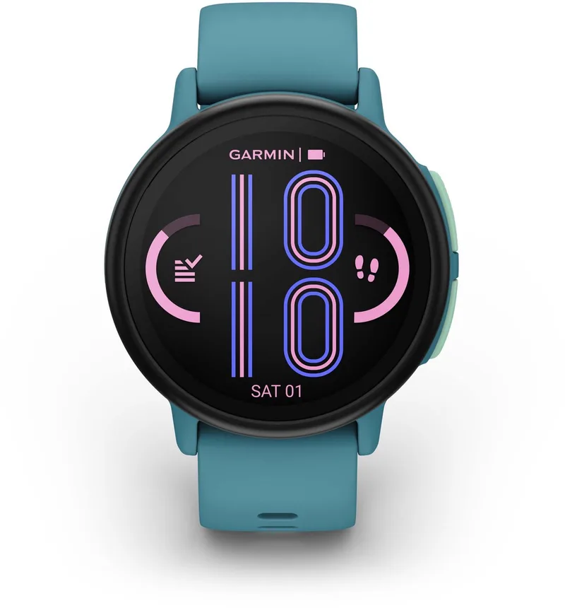 Bounce 2 - Smartwatch voor kinderen - 43 mm - AMOLED - Live locatie-tracking by Garmin in Turquoise – product photo