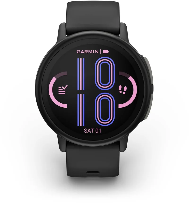 Bounce 2 - Smartwatch voor kinderen - 43 mm - AMOLED - Live locatie-tracking från Garmin i Svart – produktbild