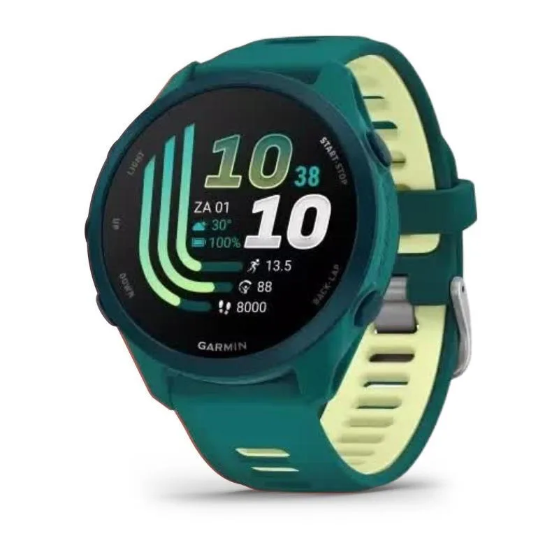 Forerunner 170 Music - hardloophorloge - 43 mm - blauwgroen de Garmin – photo produit