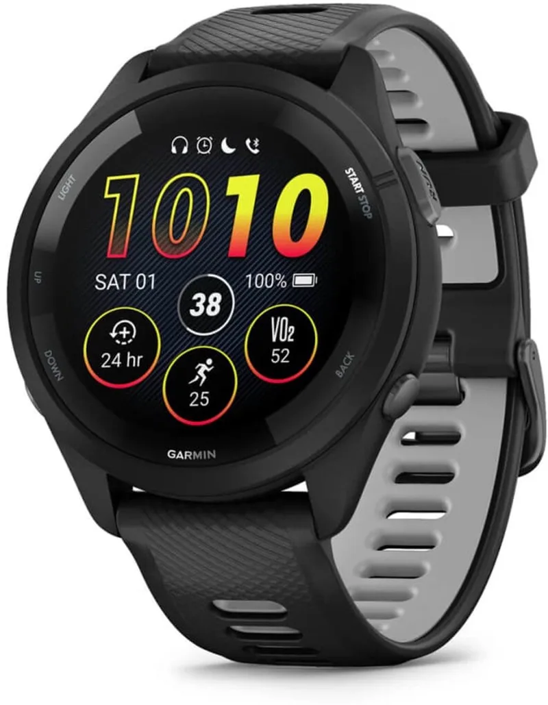 Forerunner 265 - Sporthorloge met GPS - Geschikt voor hardlopen - 46 mm – Zwart de Garmin en Negro – photo produit