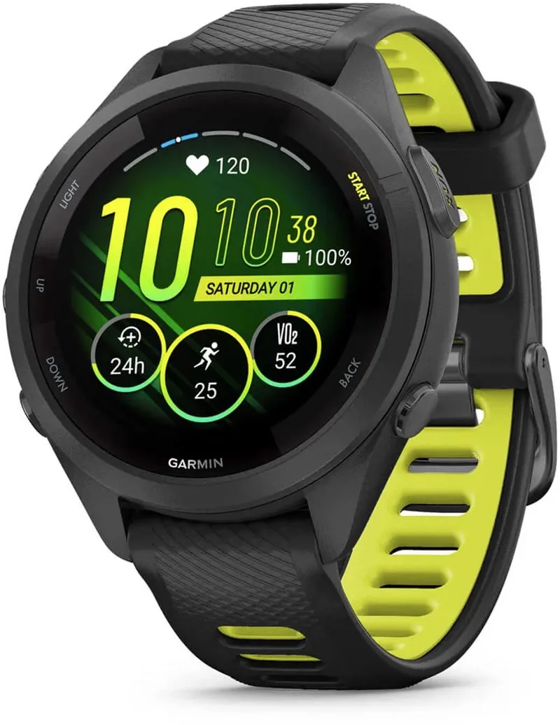 Forerunner 265S - Sporthorloge met GPS - Geschikt voor hardlopen - 42 mm van Garmin in Zwart – productfoto
