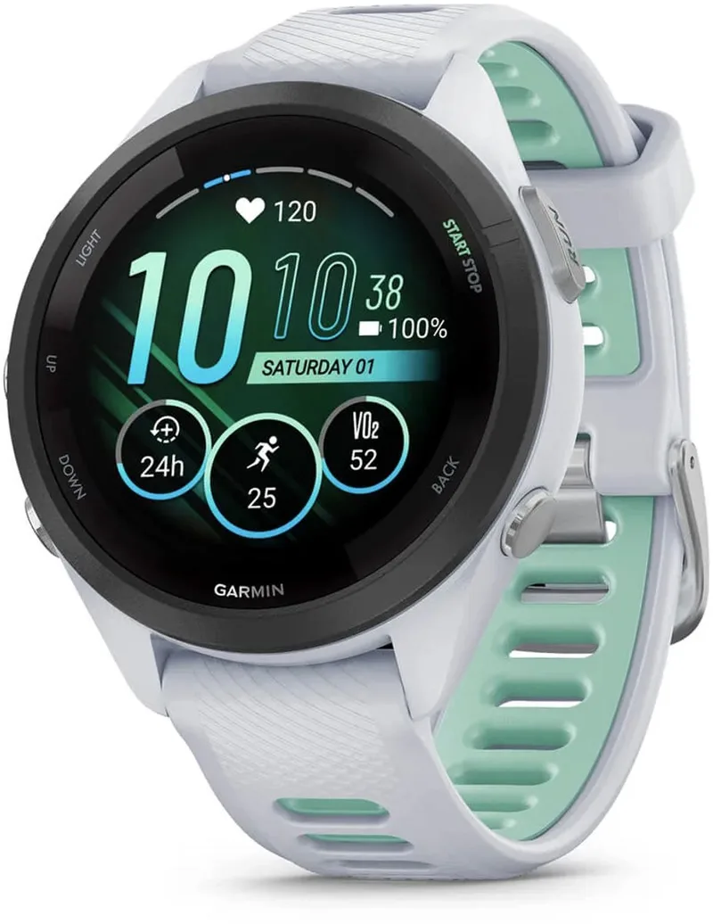 Forerunner 265S - Sporthorloge met GPS - Geschikt voor hardlopen - 42 mm by Garmin in White – product photo