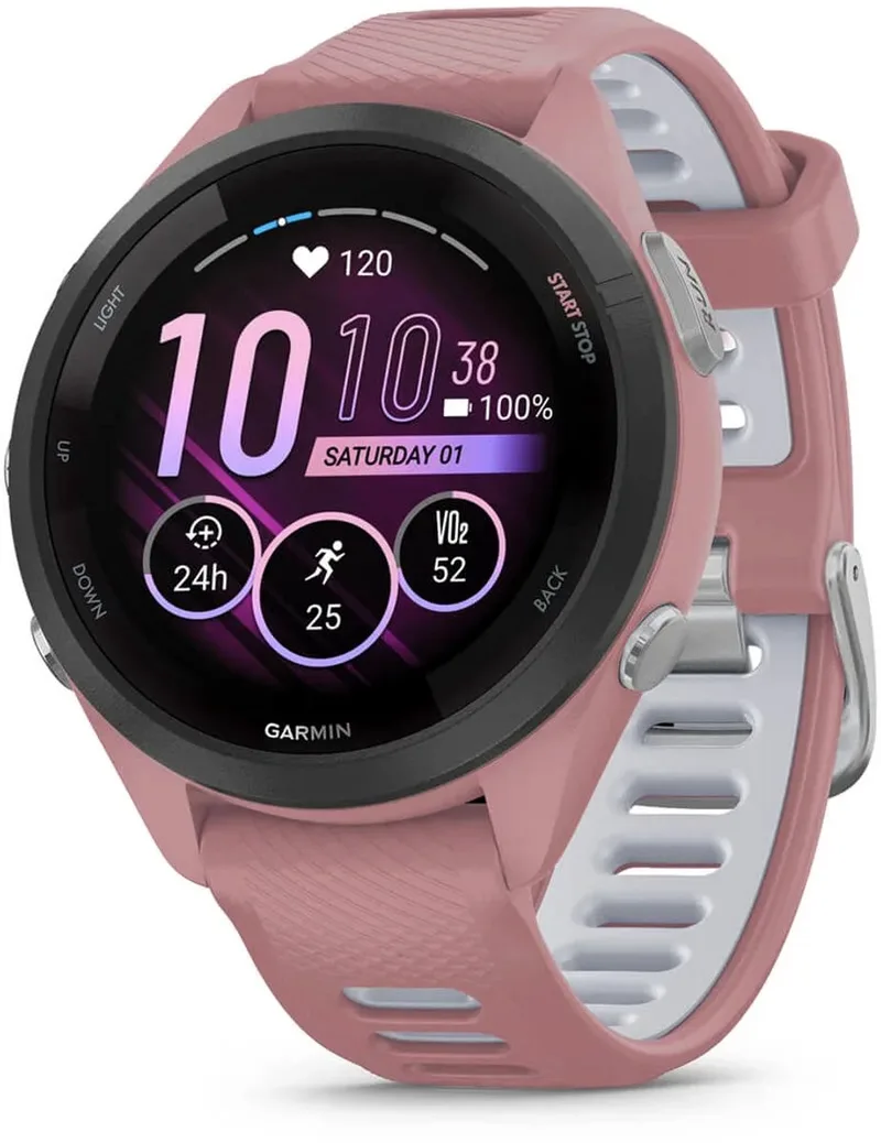 Forerunner 265S - Sporthorloge met GPS - Geschikt voor hardlopen - 42 mm - Roze by Garmin in Rosé – product photo