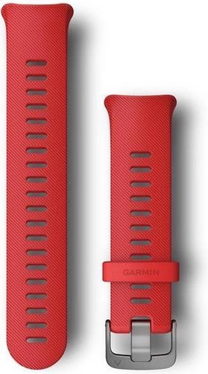 Forerunner 45 Siliconen Horlogebandje - Polsbandje - Wearablebandje - Lavarood de Garmin en Rouge – photo produit